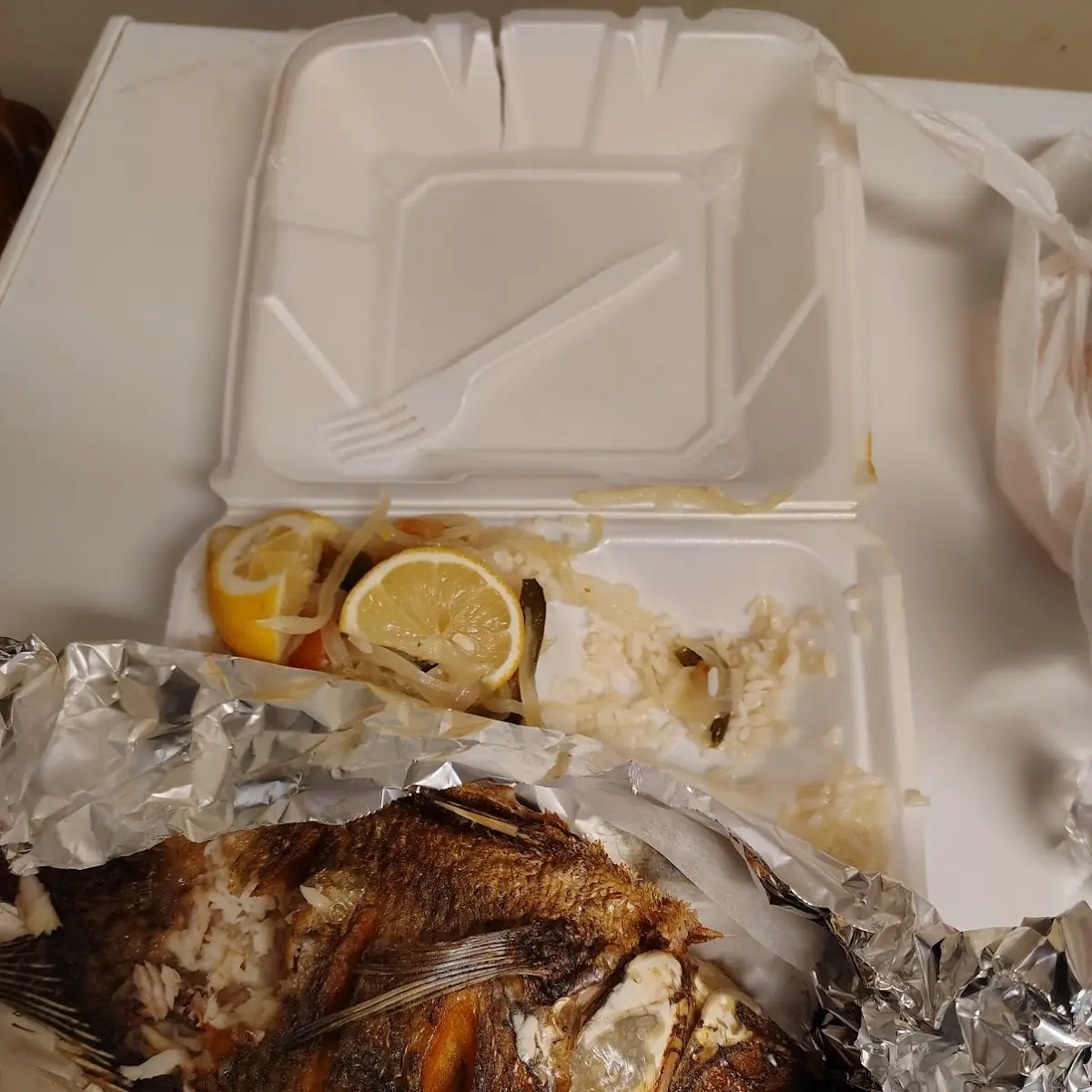 Deep Fried Tilapia with Rice