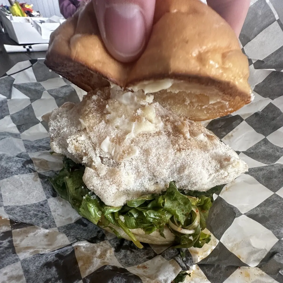 Snow Cheese Sandwich