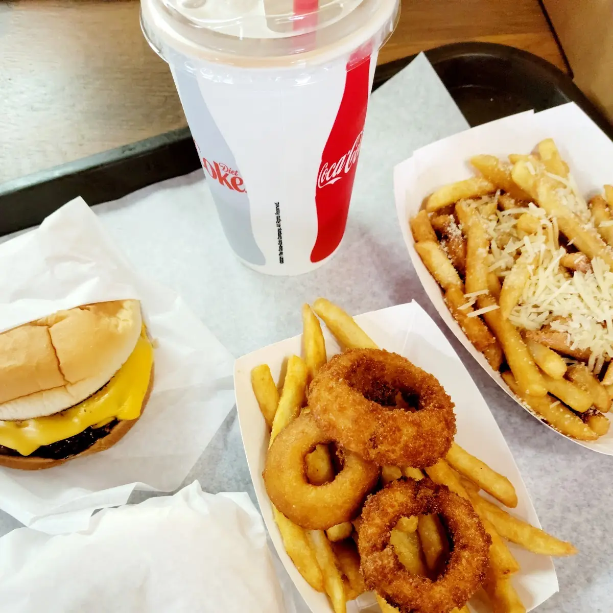 Double Cheeseburger with Fries