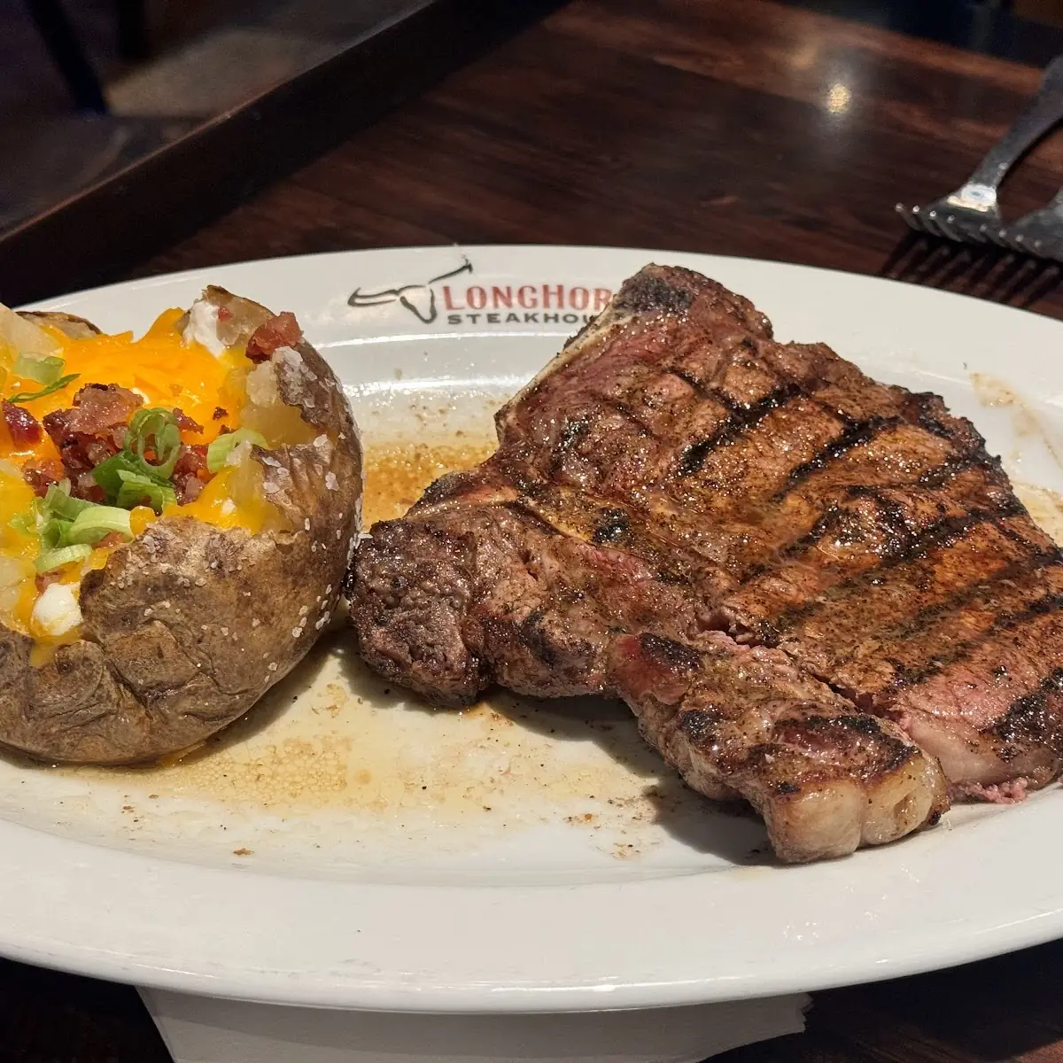 Grilled Steak and Baked Potato