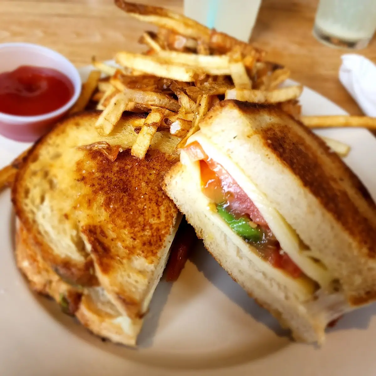 Grilled Cheese with Avocado and Tomato