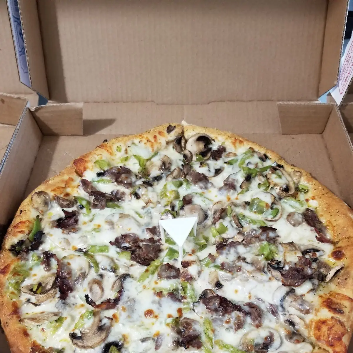 Philly Cheesesteak Pizza