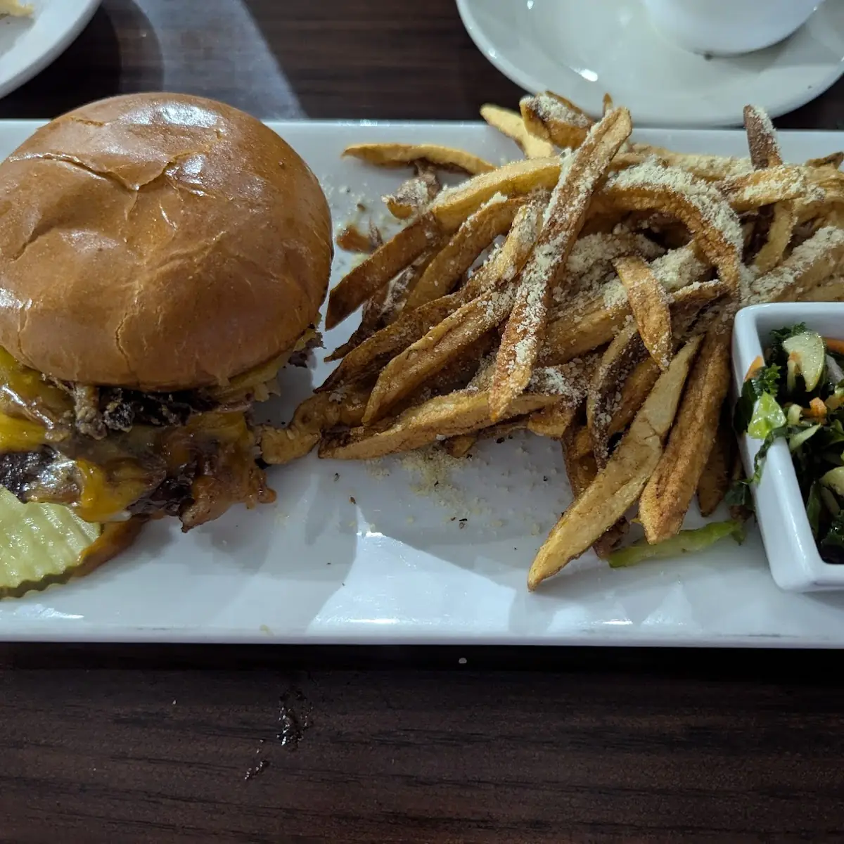 Classic Burger and Fries