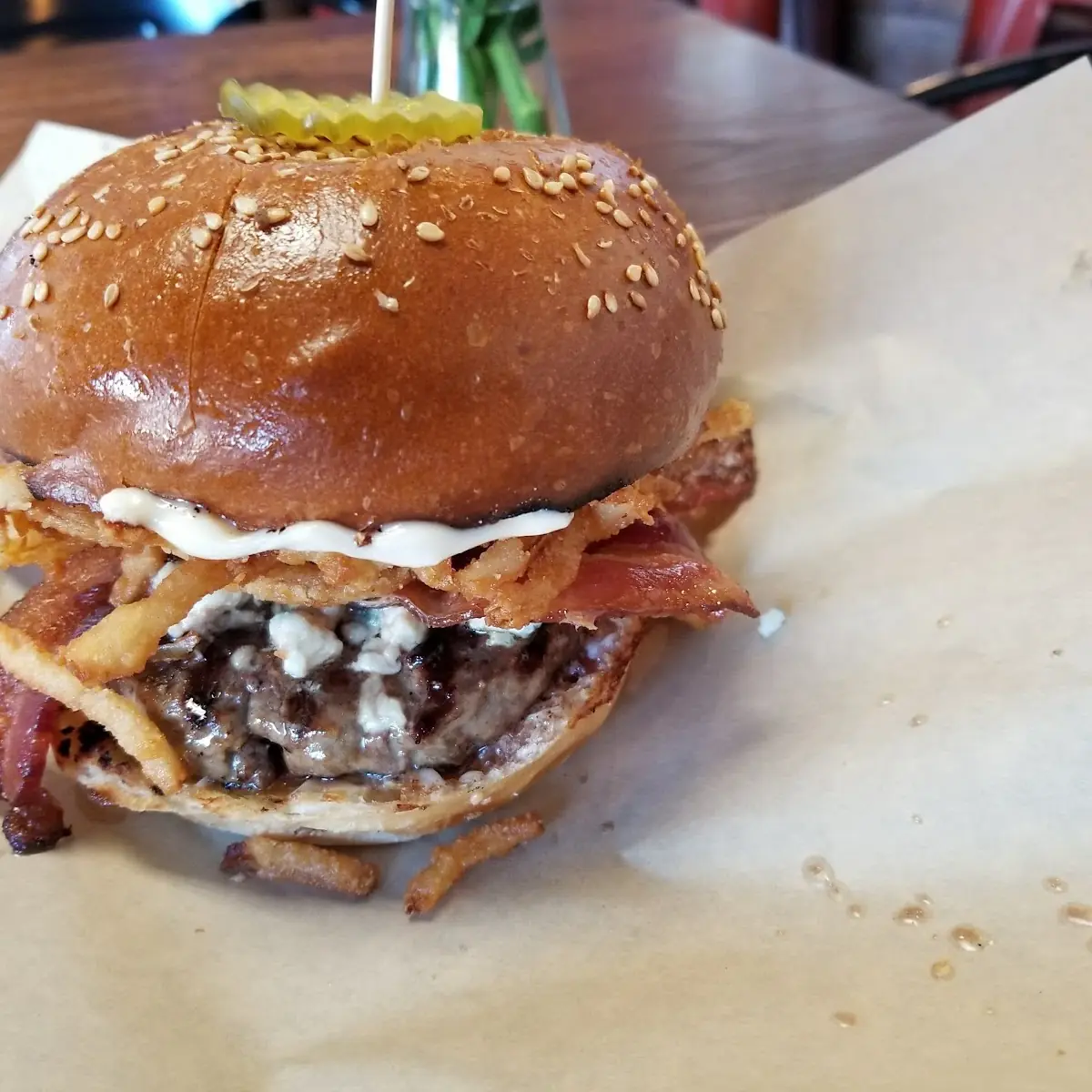 Blue Cheese Burger