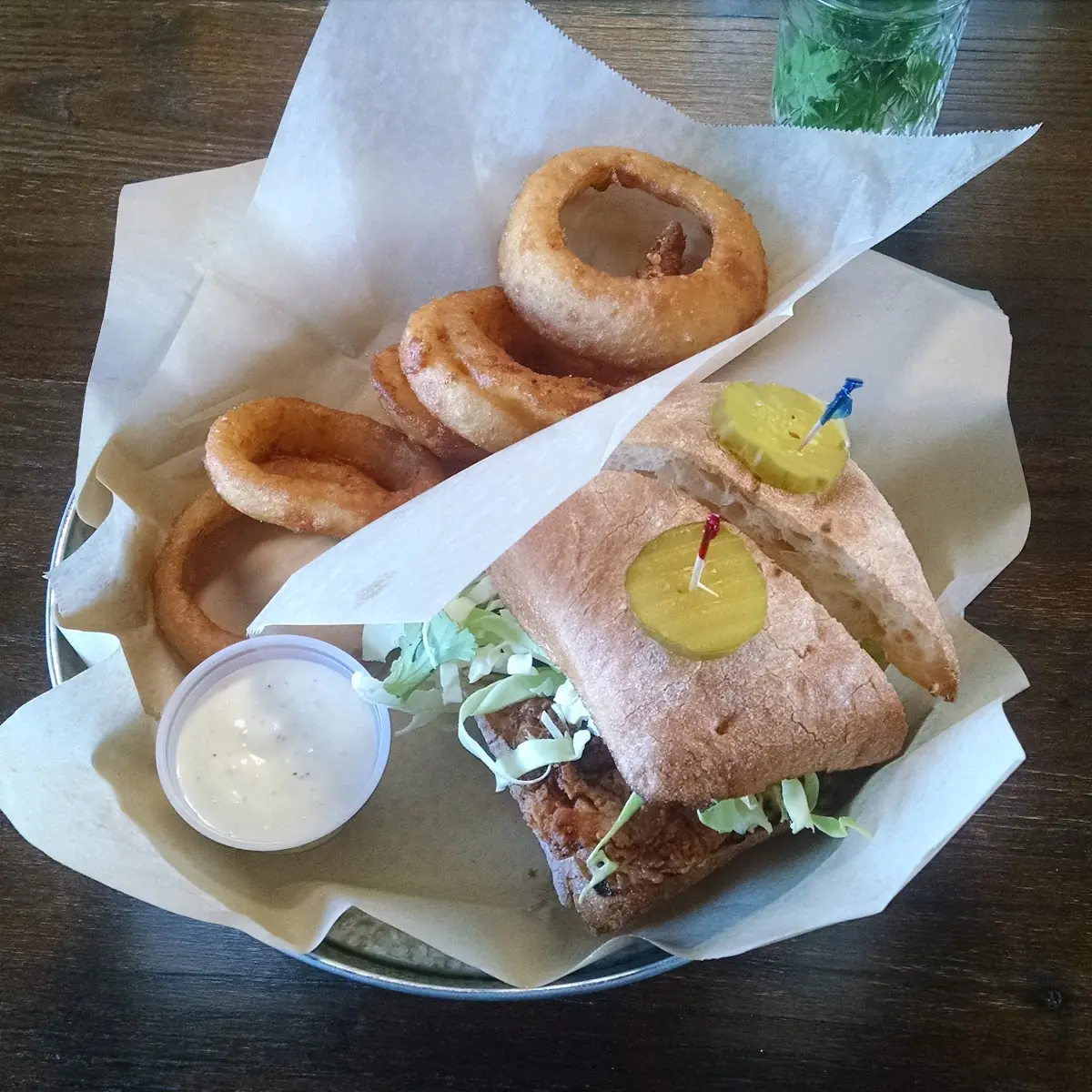 HD Fried Chicken Sandwhich