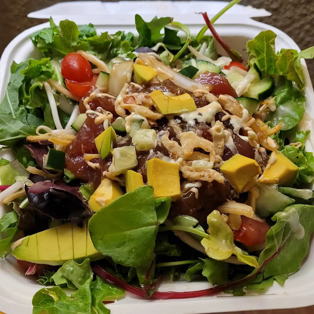Ahi Poke Salad