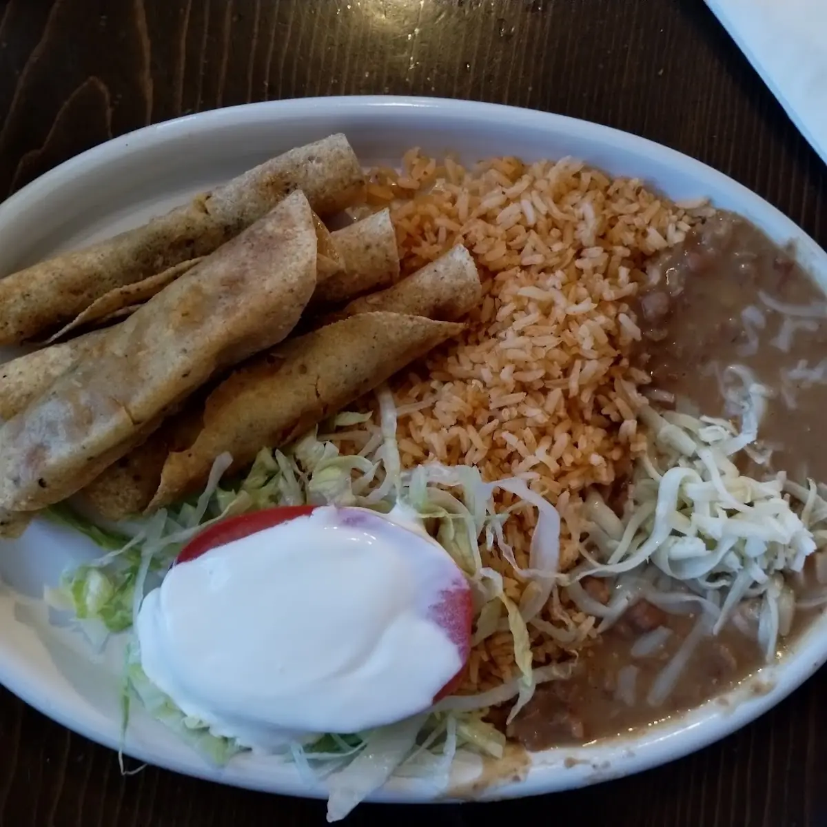 Taquitos Rice & Beans