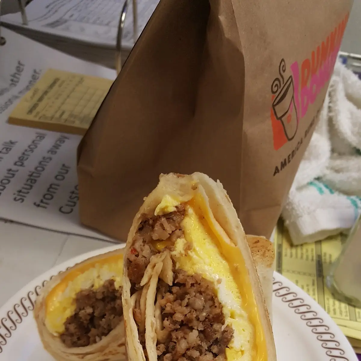 Sausage Egg and Cheese Wrap