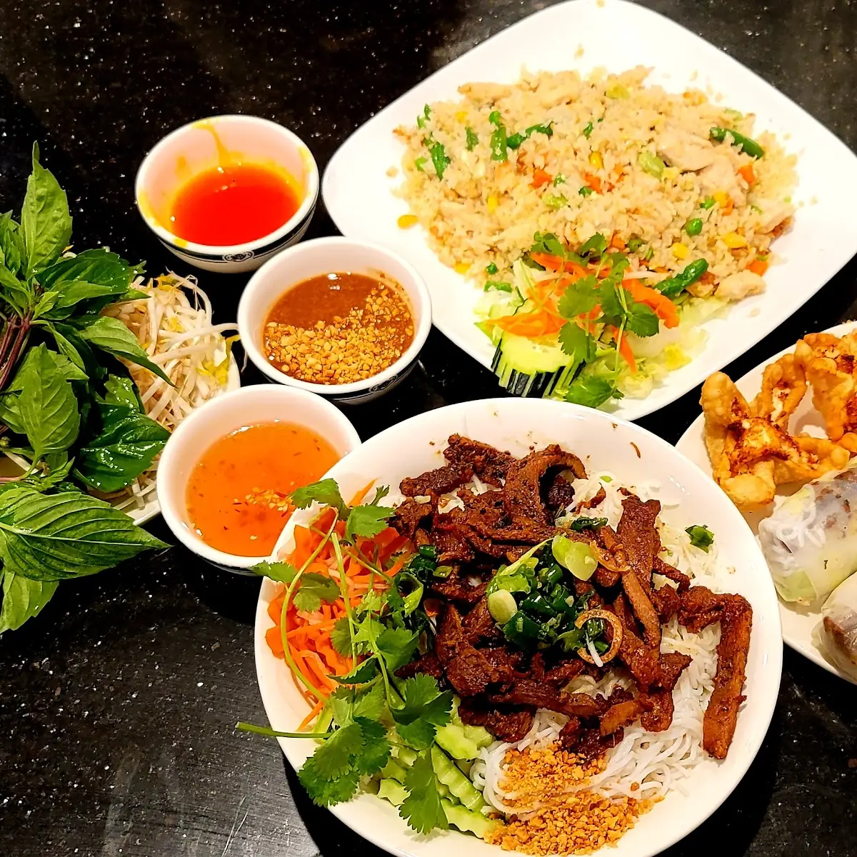 Pho and Spring Rolls