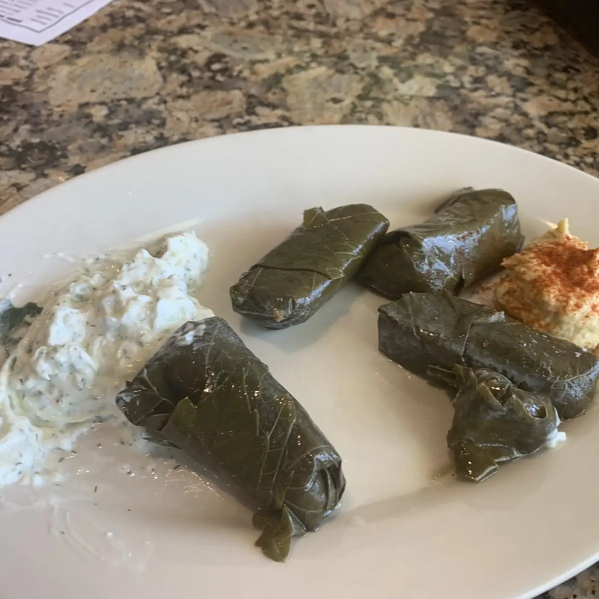 Dolmades Stuffed Grape Leaves