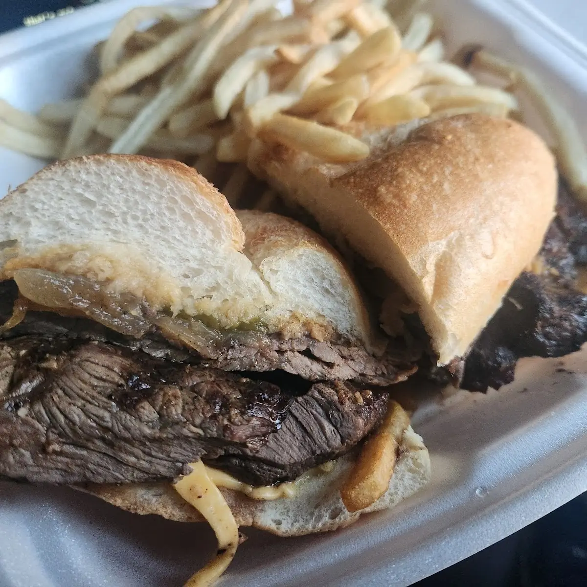 Steak Sandwich & Fries