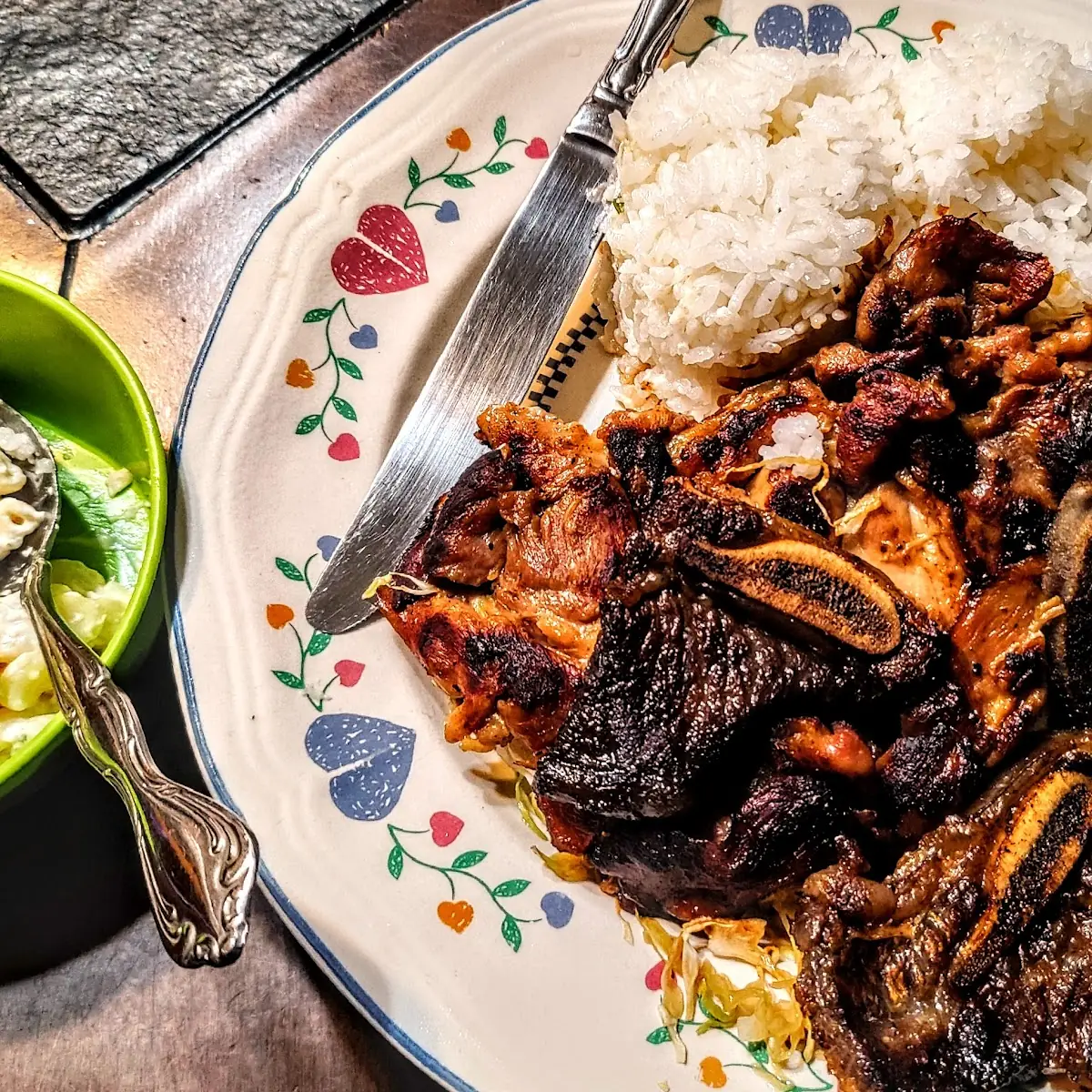 BBQ Spare Ribs and BBQ Chicken
