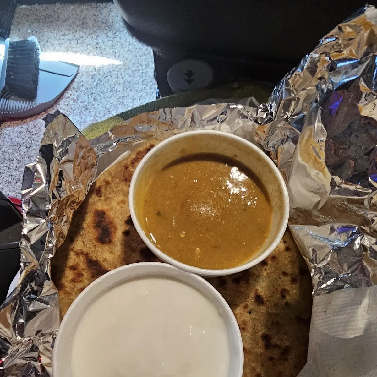 Roti with Bean Dip