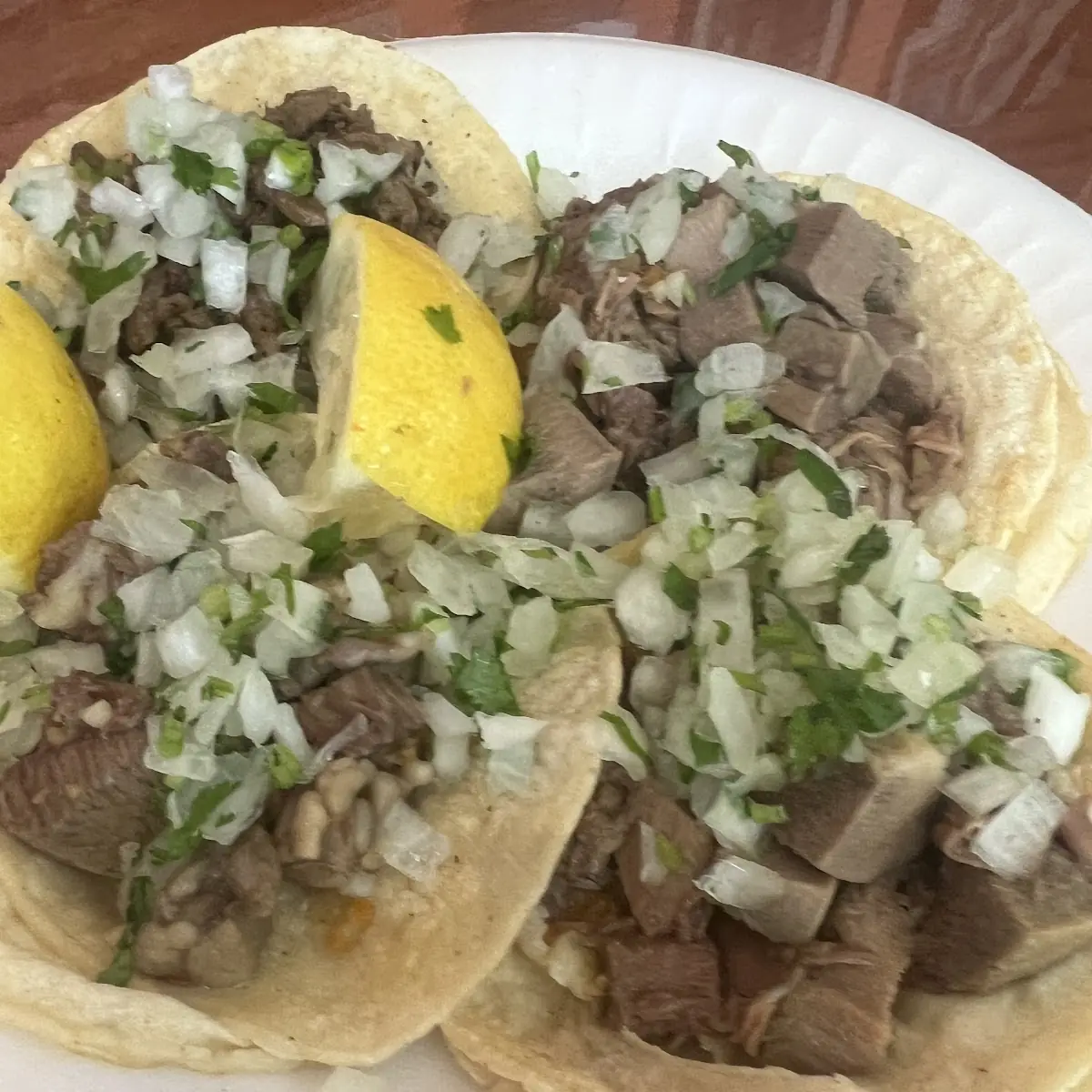 Tacos Carne Asada and Burrito Carne Asada