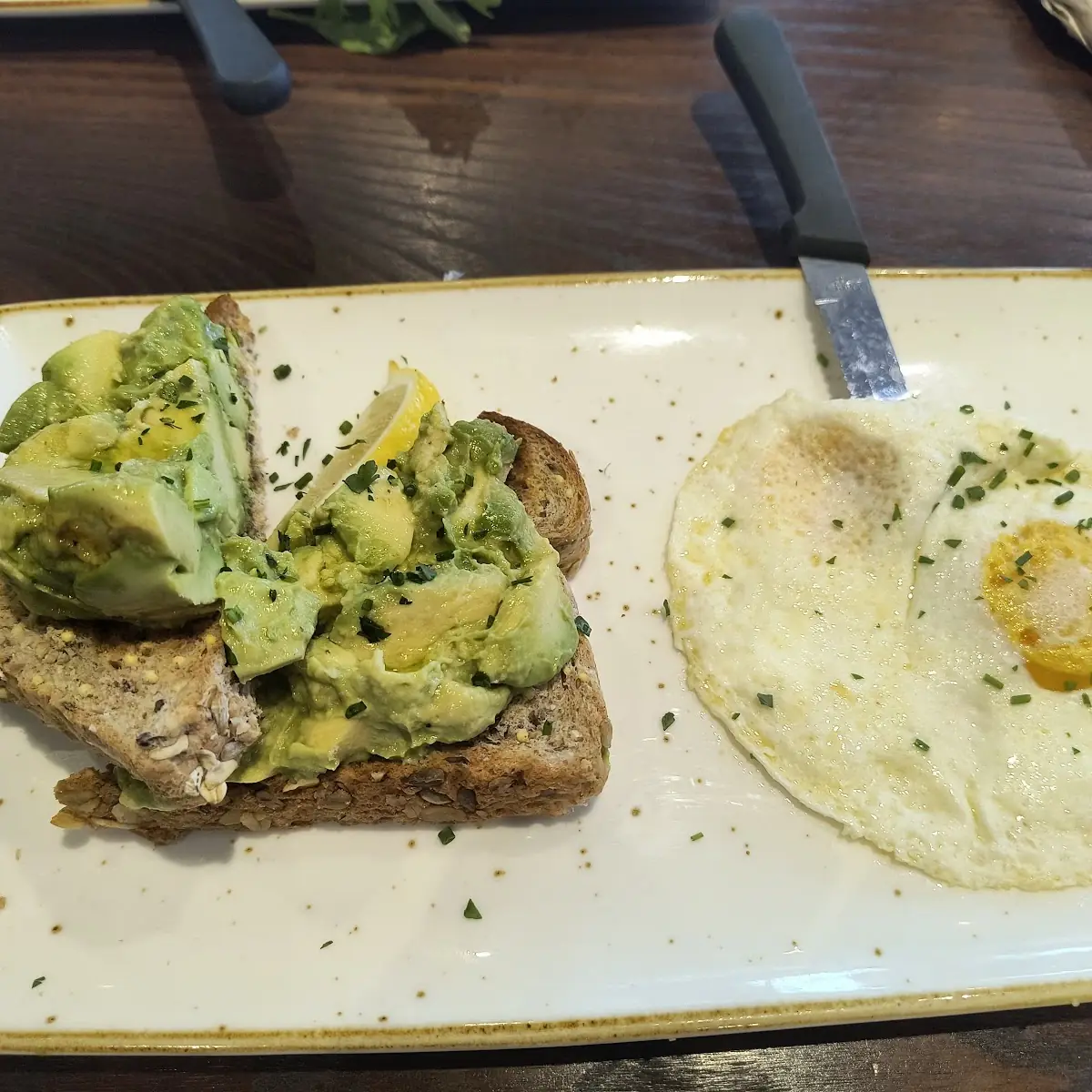 Avocado Toast w Soft Scrambled Eggs