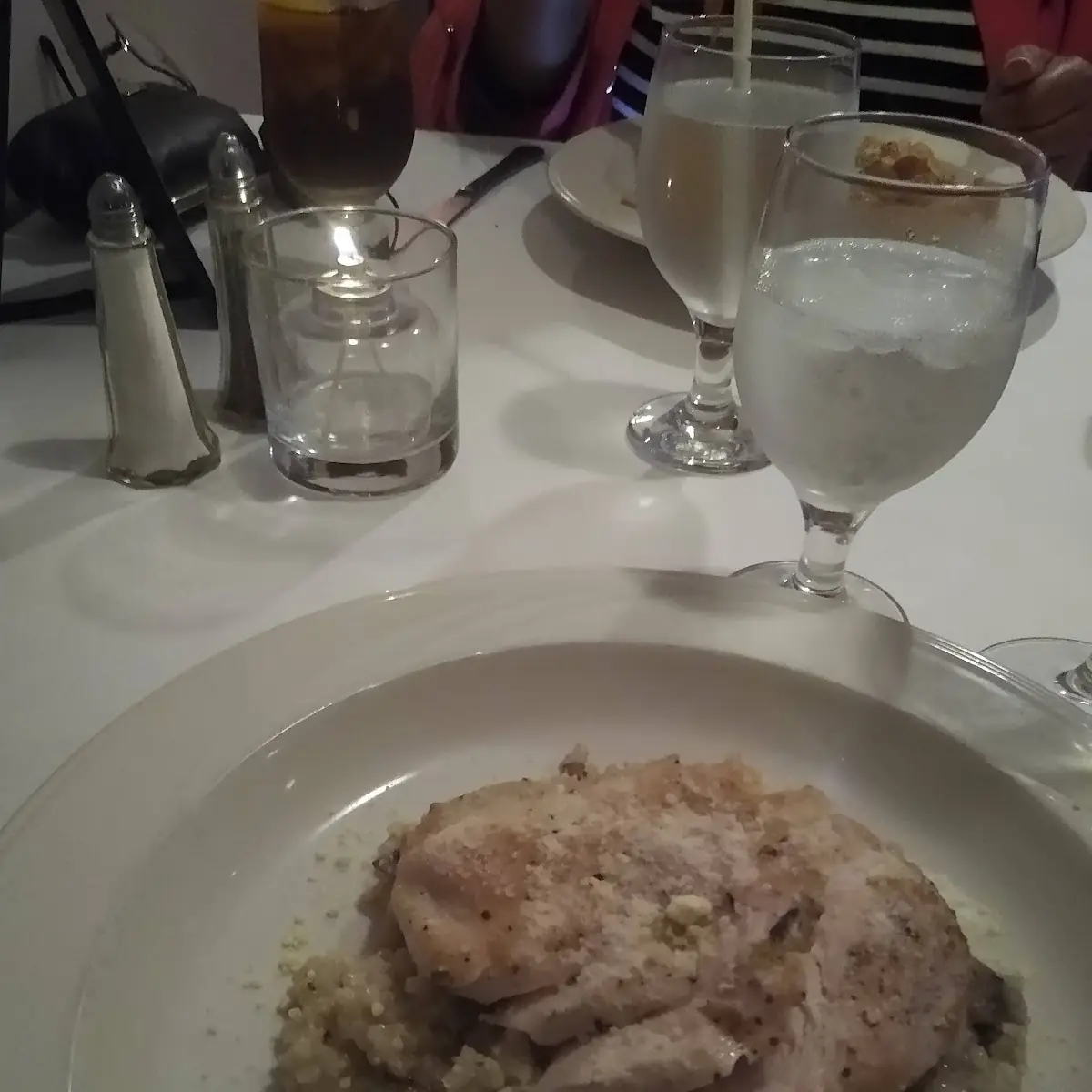 Rosemary Chicken with Mushroom Risotto