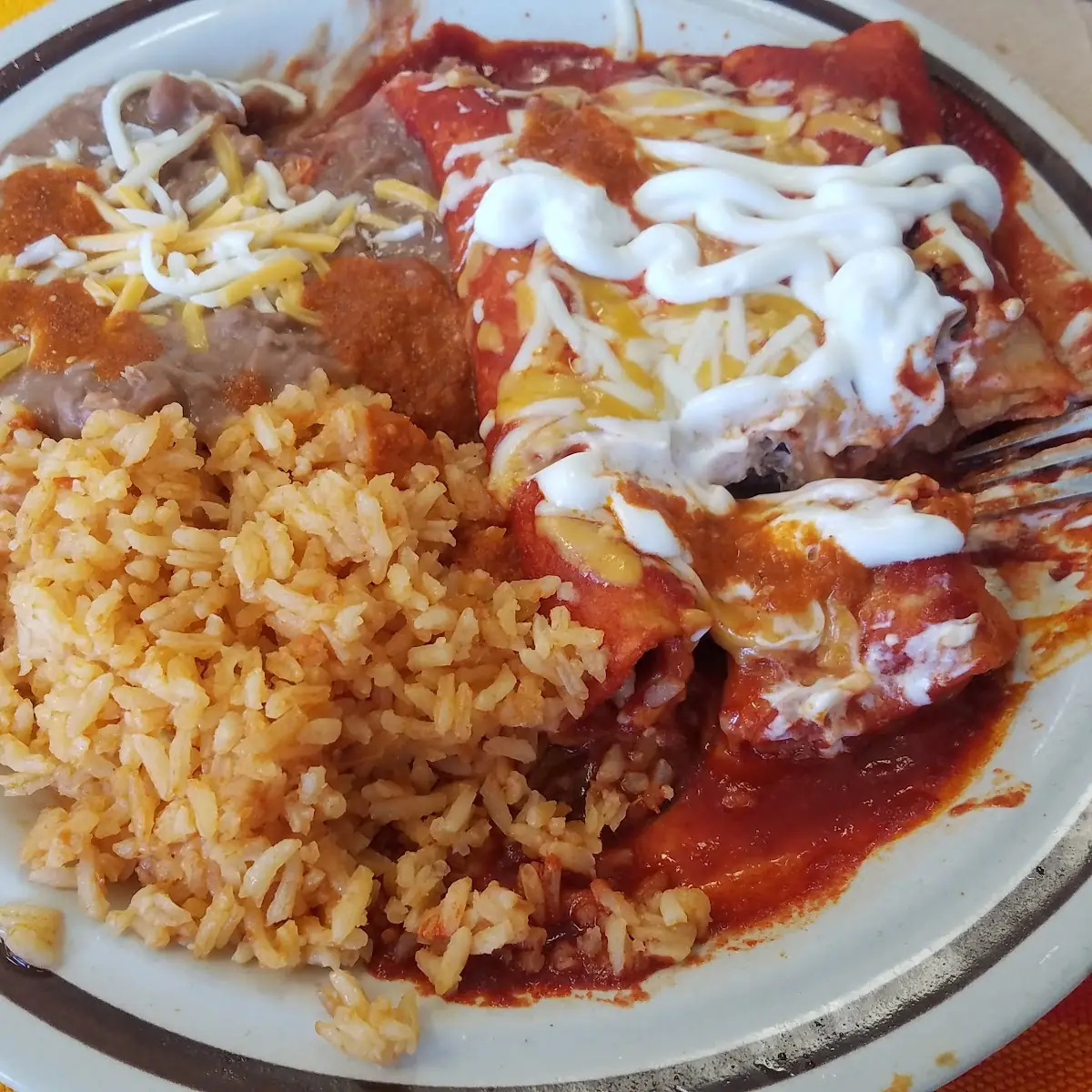 Enchiladas Rojas