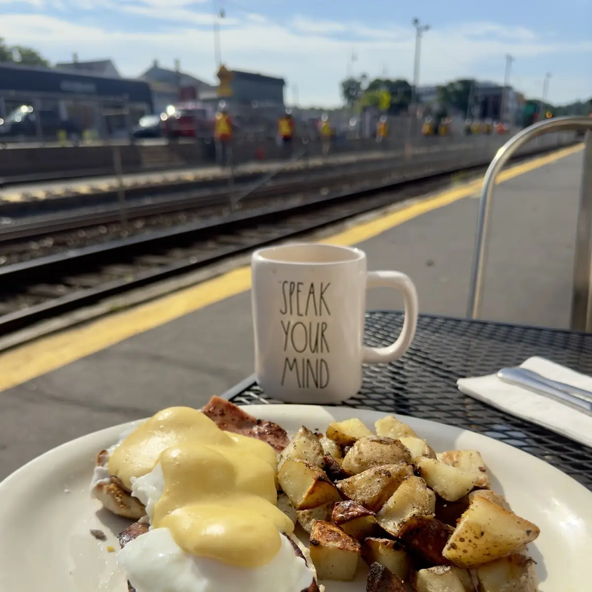 Biscuits & Sausage Gravy with 2 Eggs Any Style