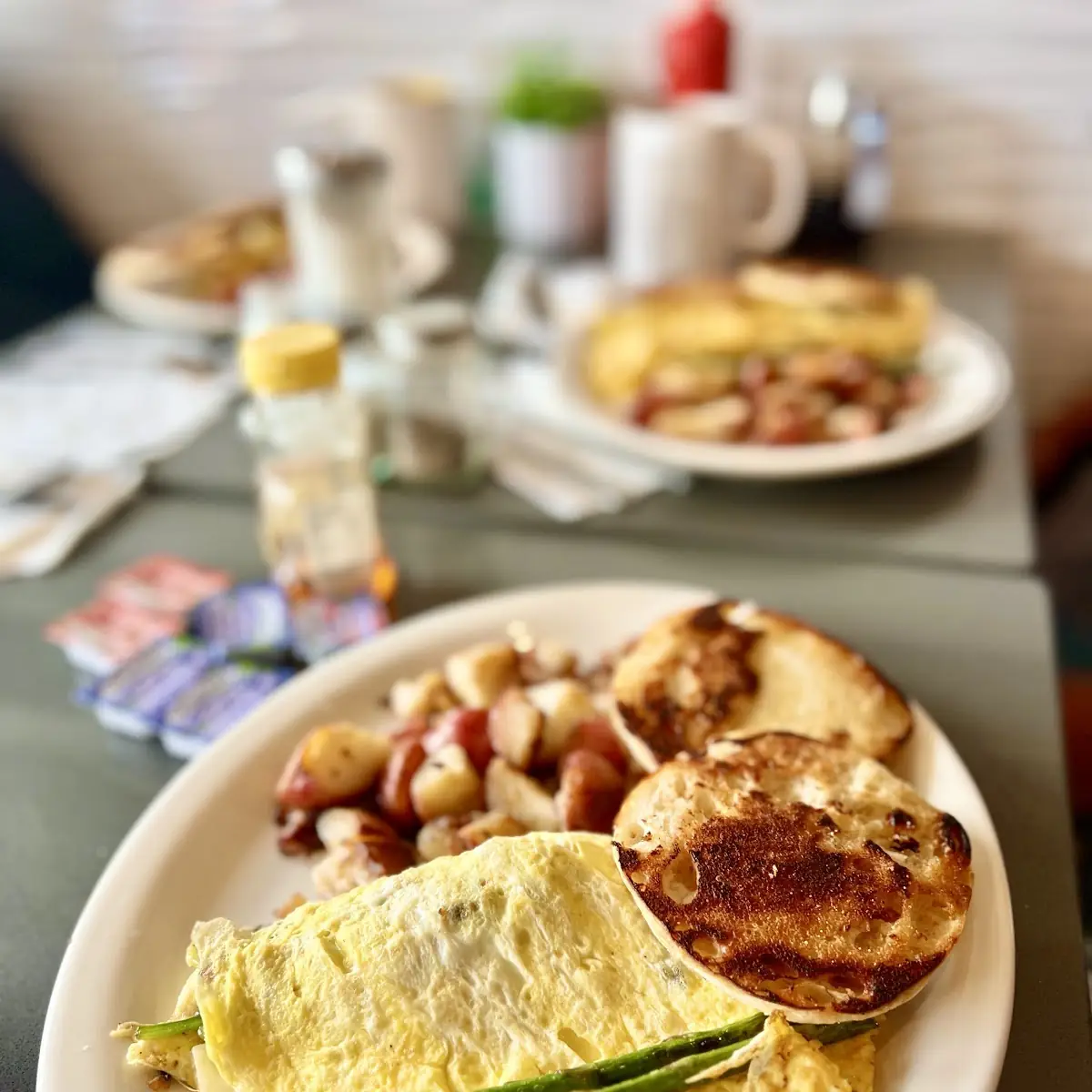 Vegetable Cheese Omelette