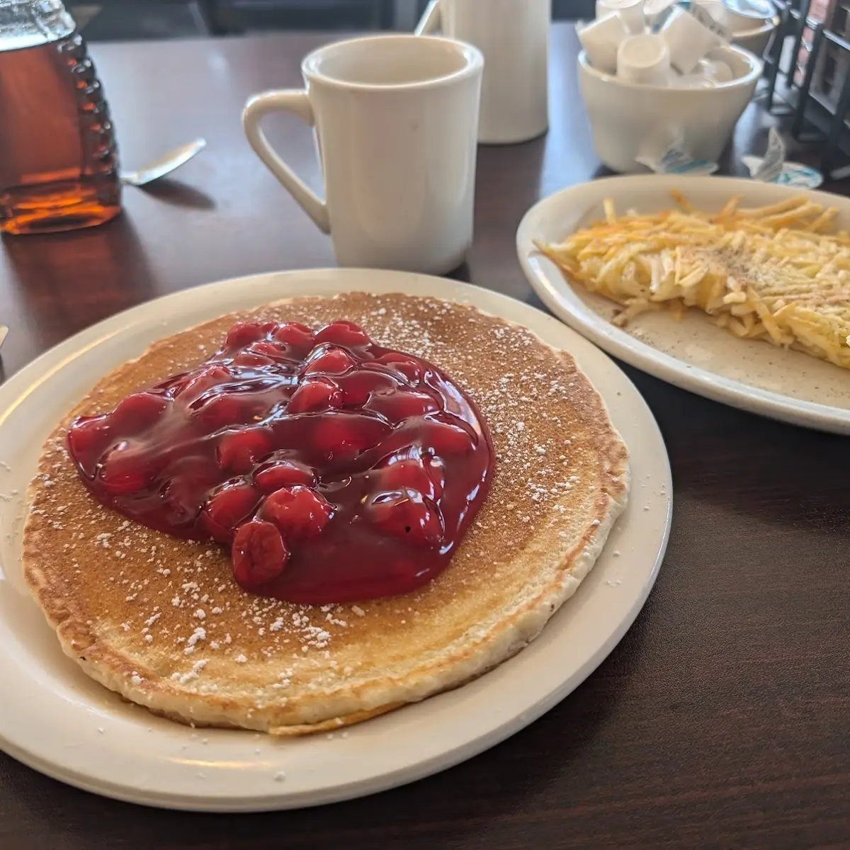 Cherry Pancakes