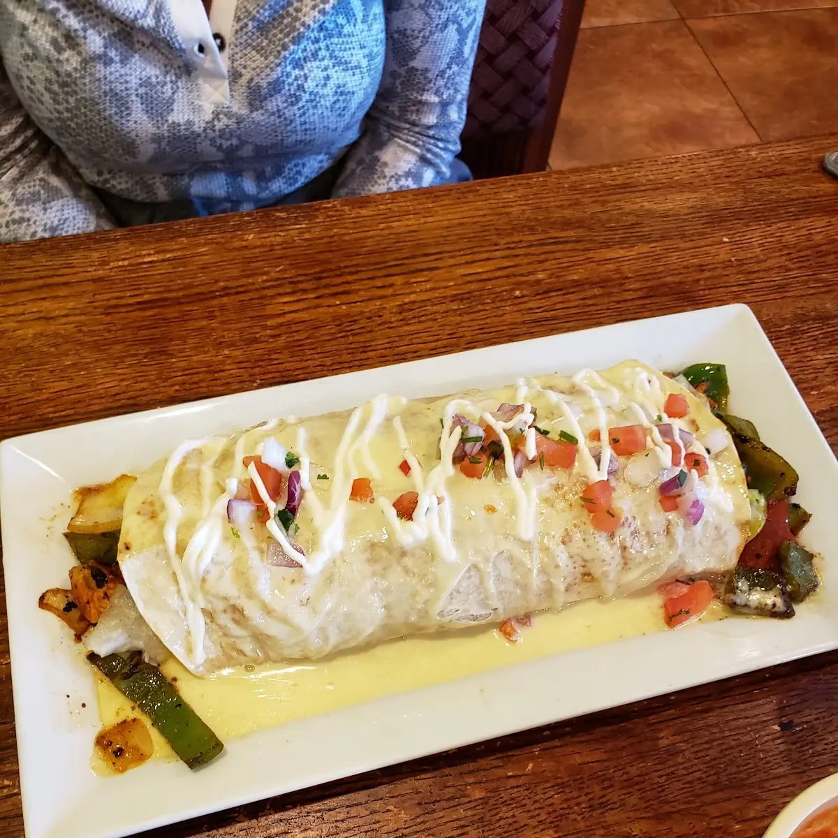 Seafood Chimichanga
