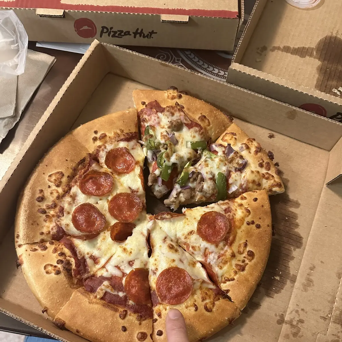 Stuffed Crust Pepperoni Pizza