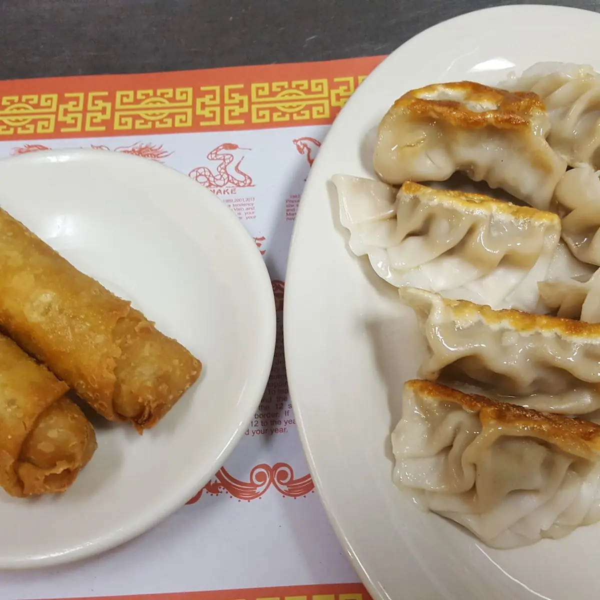 Egg Rolls and Potstickers