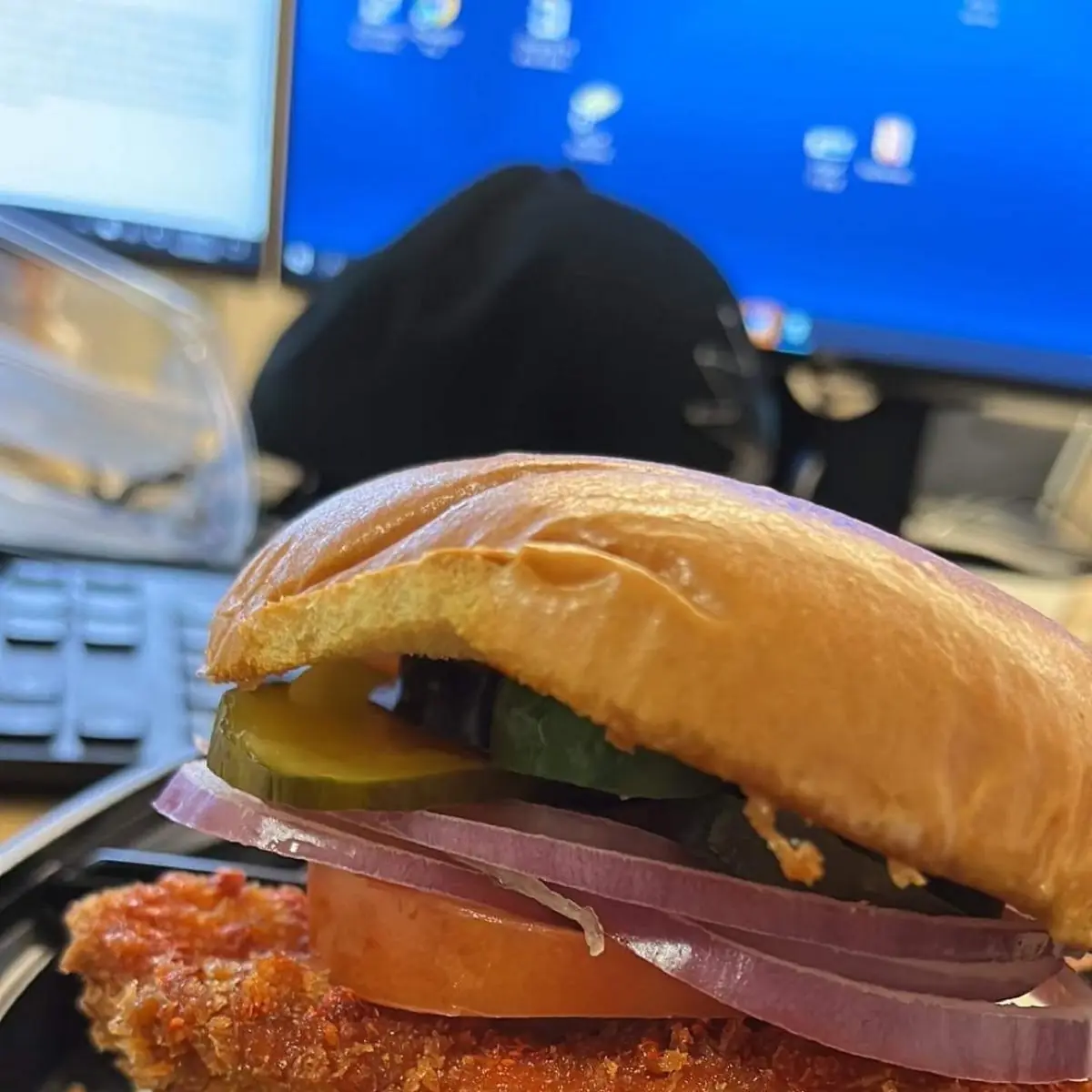 Spicy Chicken Katsu Burger