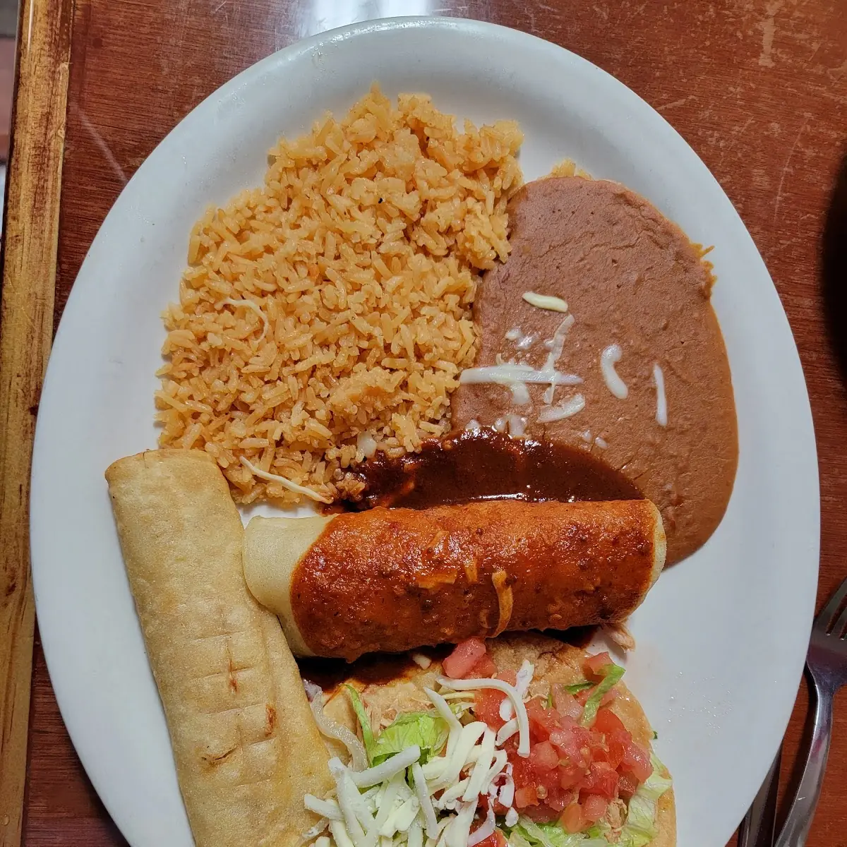 Cheese Burrito Bean Taco Rice & Beans