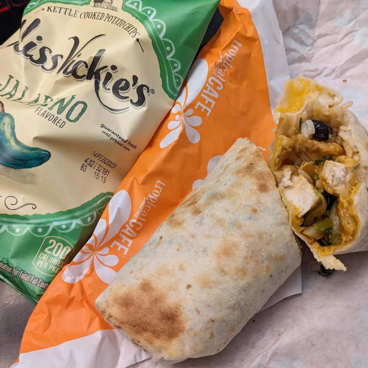 Caribbean Jerk Chicken Wrap