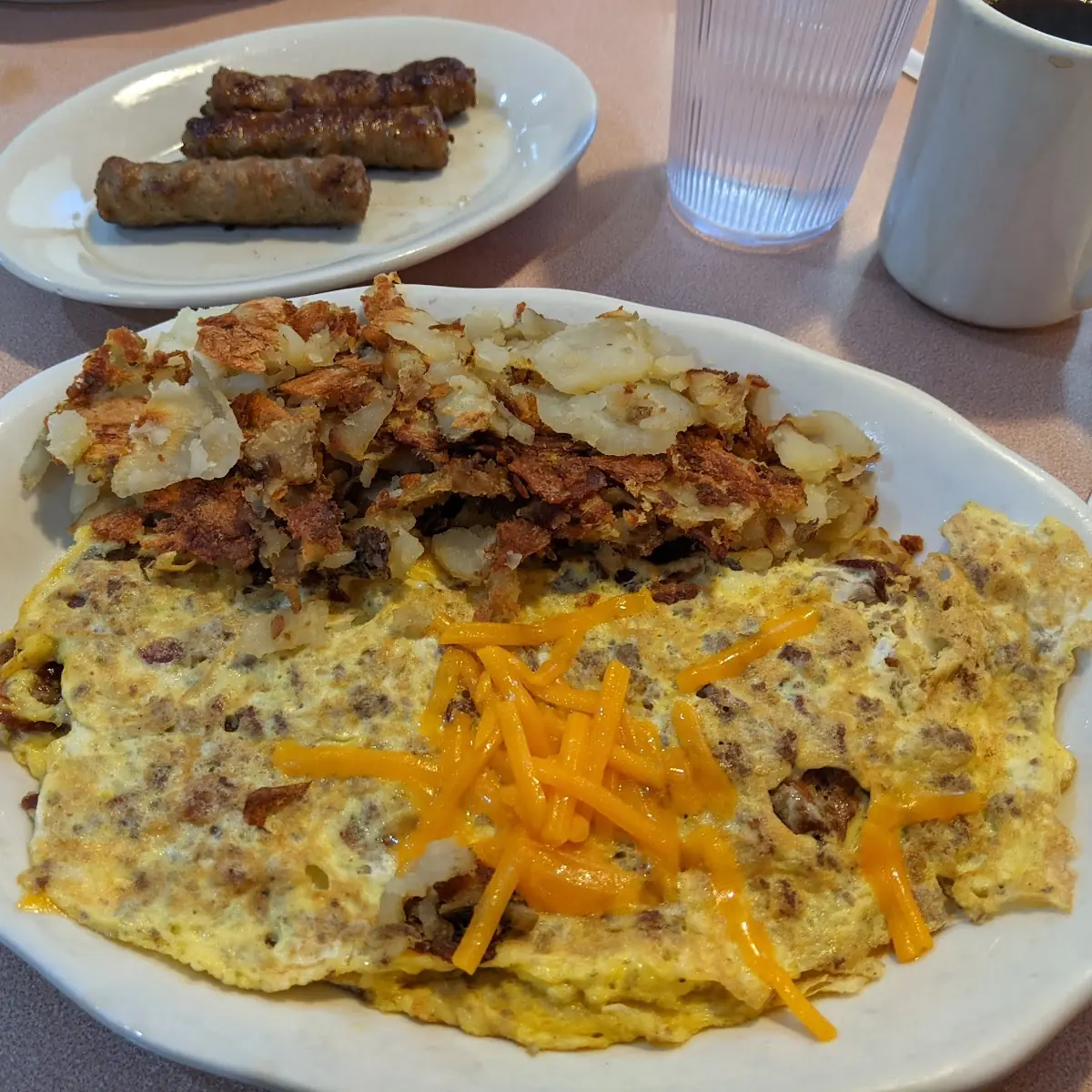 Bacon Burger Omelette