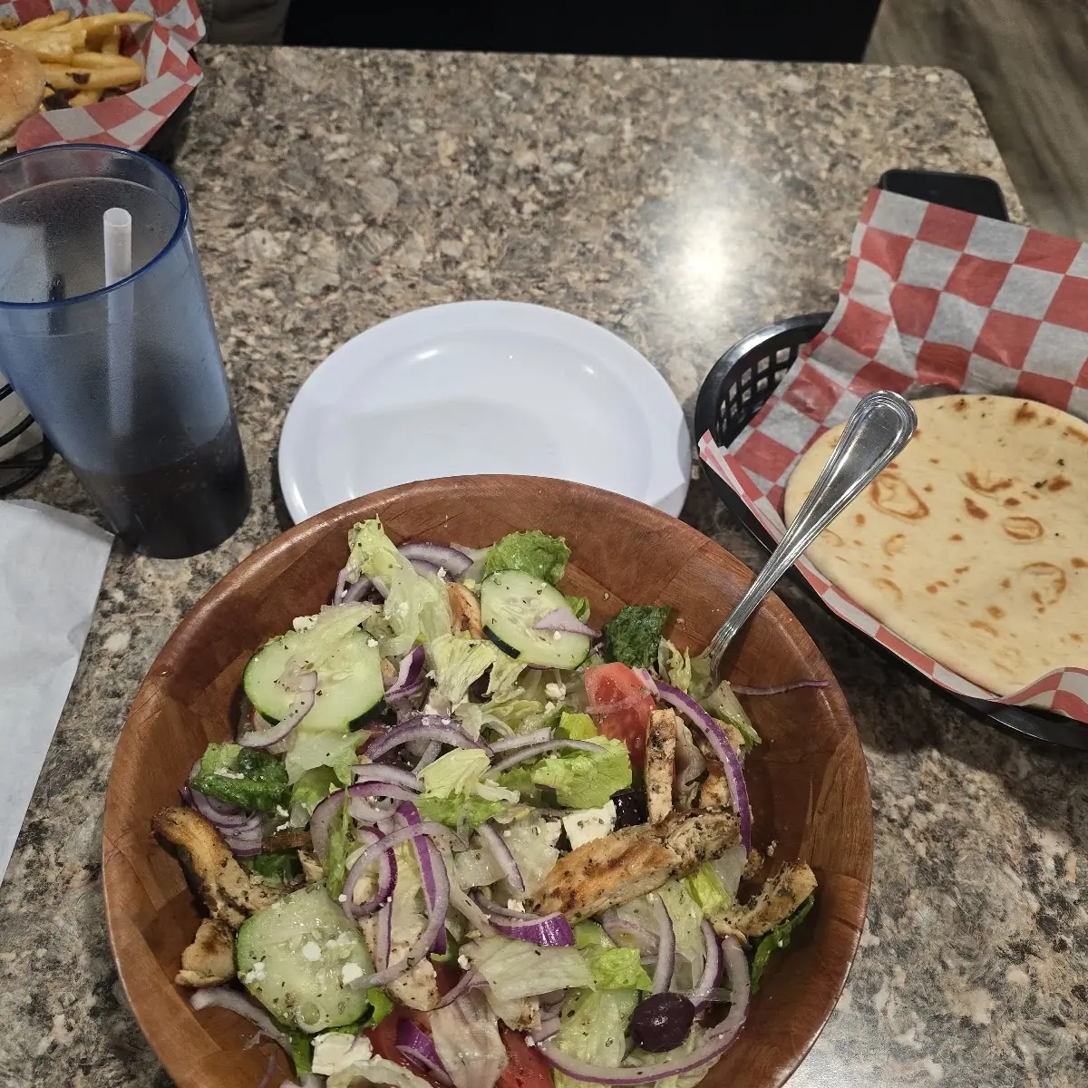 Greek Salad with Chicken