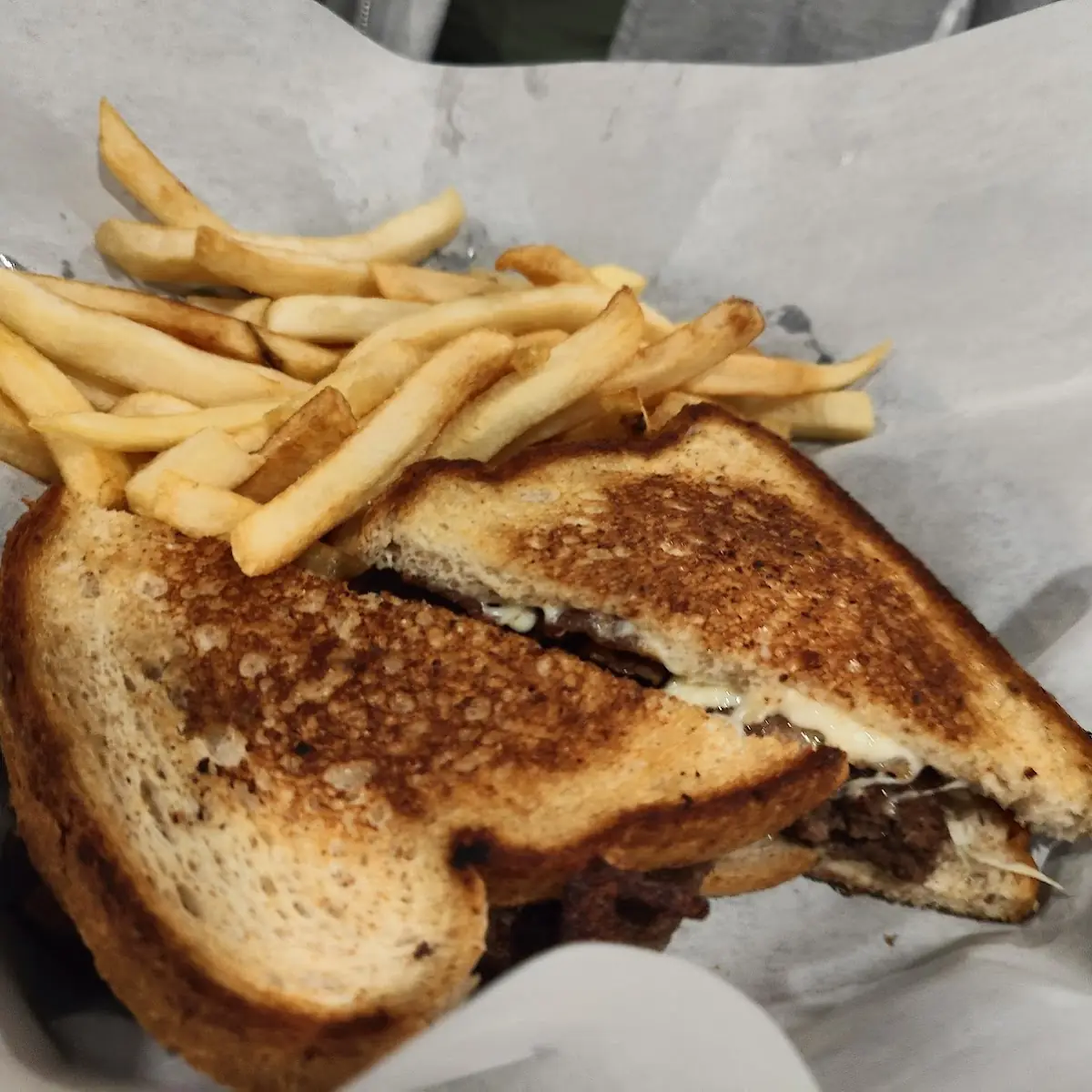 Patty Melt & Fries