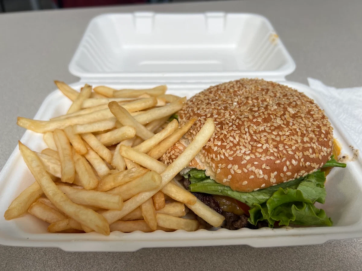 Cheese Burger Combo with Fries