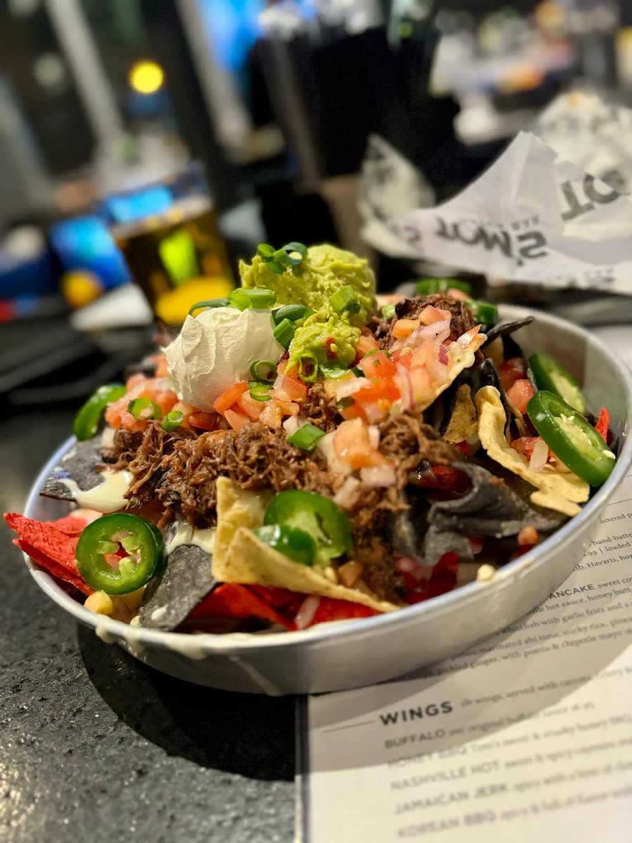 Deep Dish Nachos with Braised Short Rib