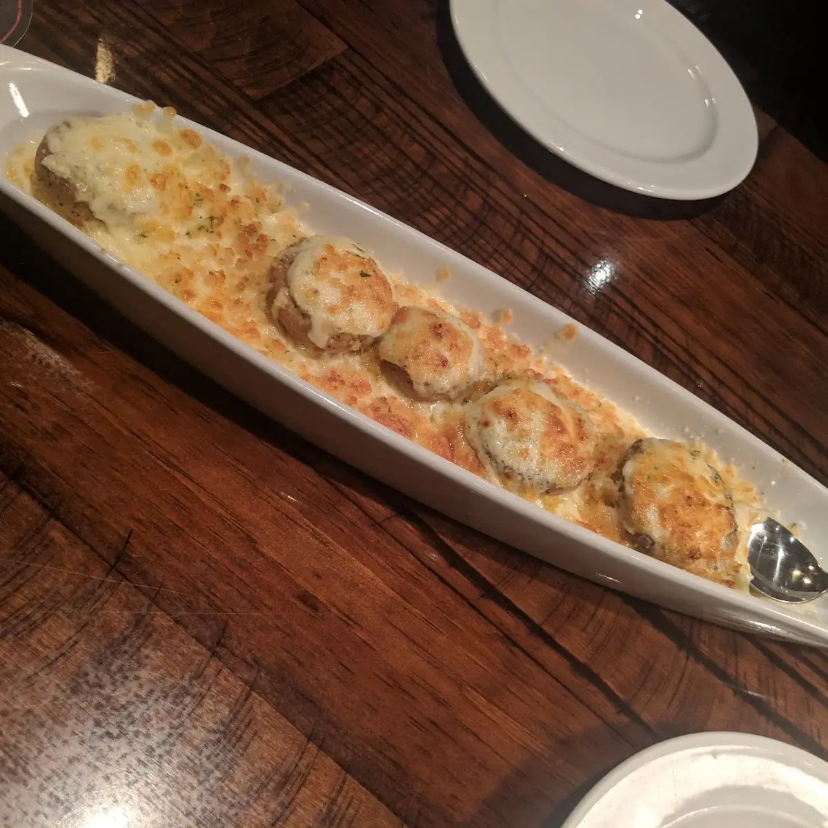 White Cheddar Stuffed Mushrooms