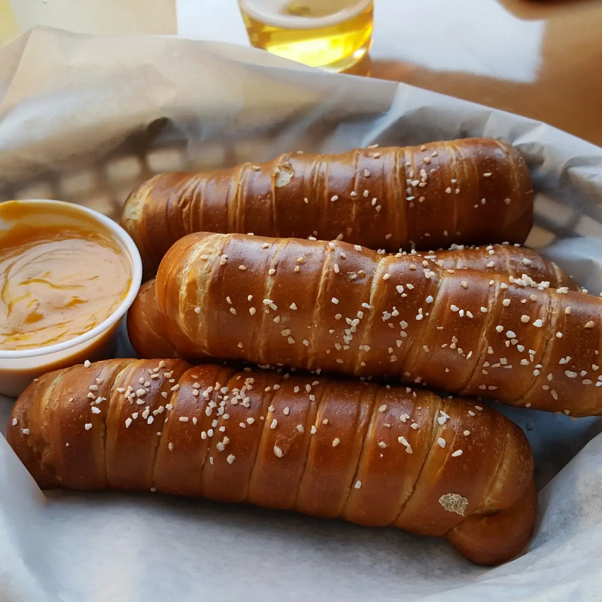 Soft Pretzels with Beer Cheese Dip