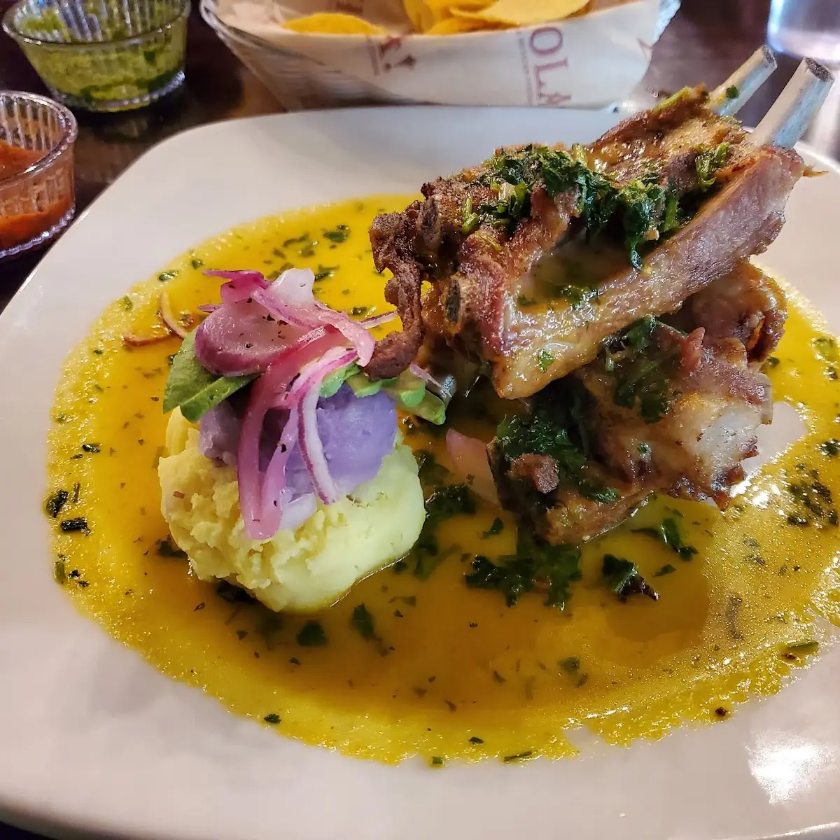 Costillitas De Puerco Con Aji Amarillo