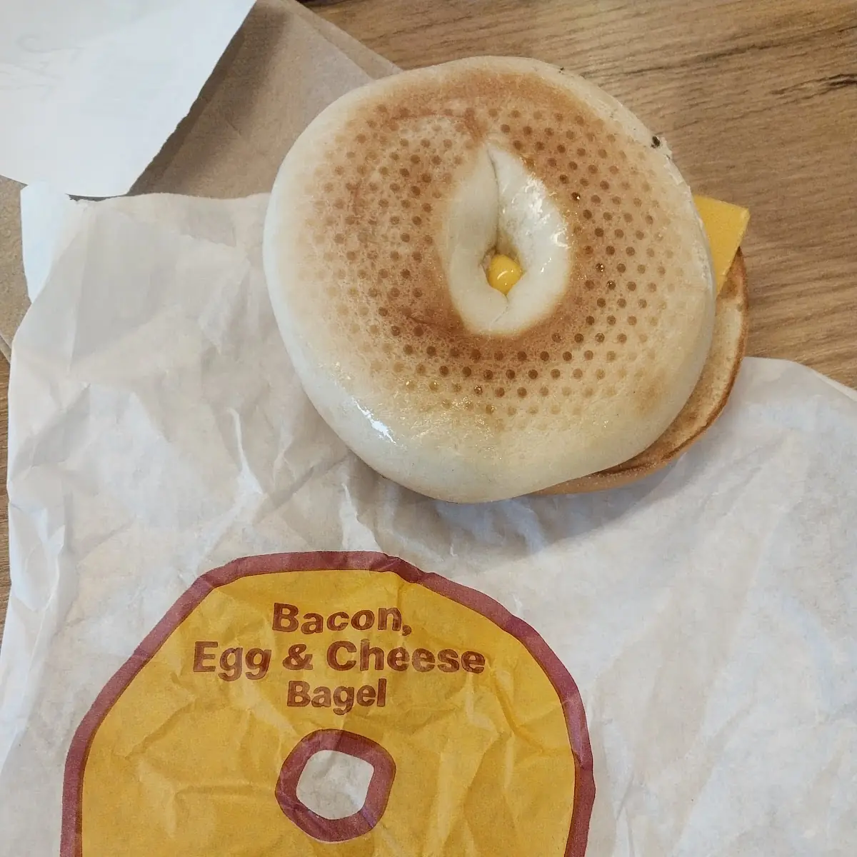 Egg Cheese Bagel