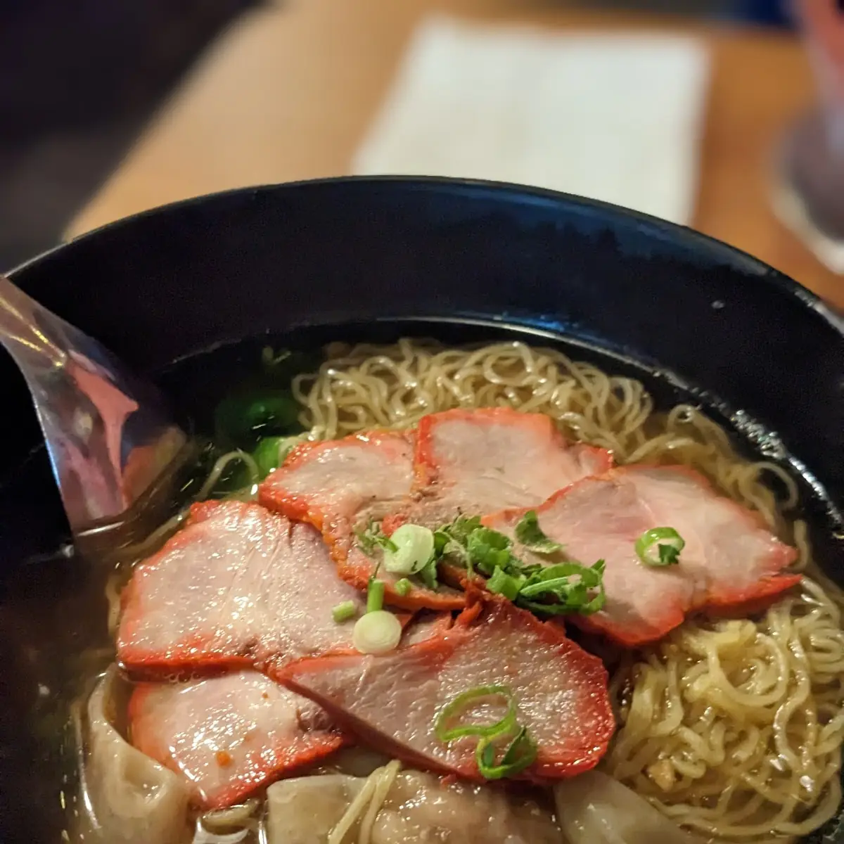 BBQ Pork and Wonton Soup