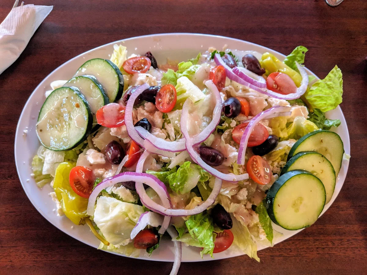 Greek Salad w Potato Salad