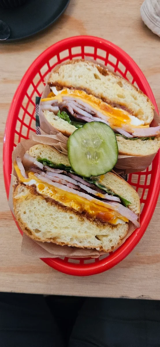 Egg and Bacon Roll