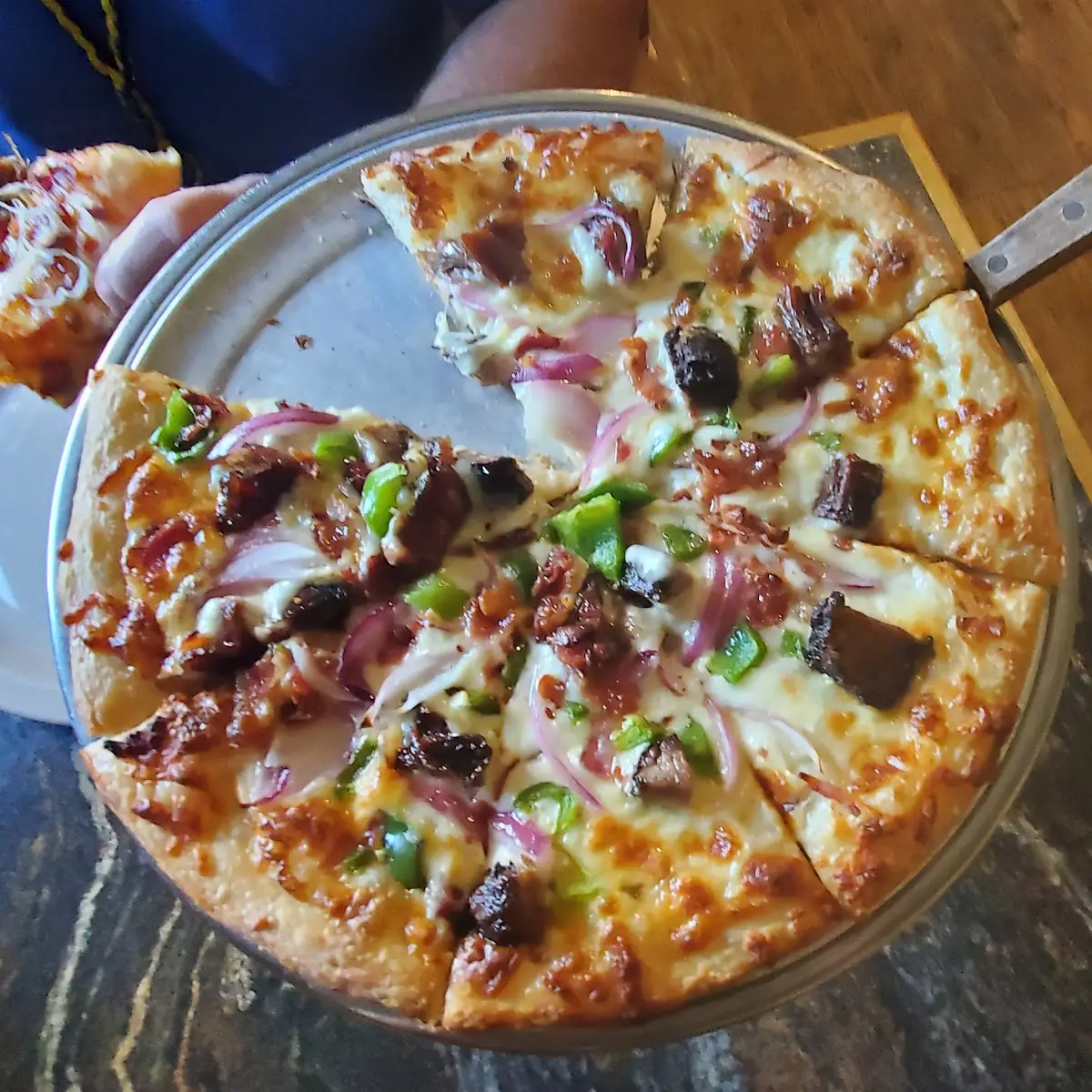 Philly Cheesesteak Pizza
