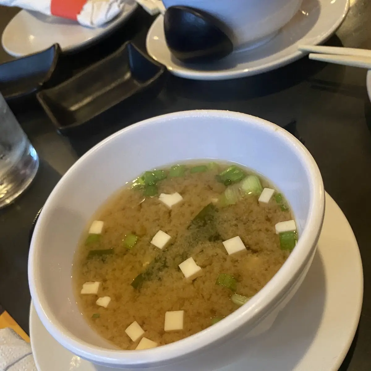 Miso Soup with Tofu and Scallions