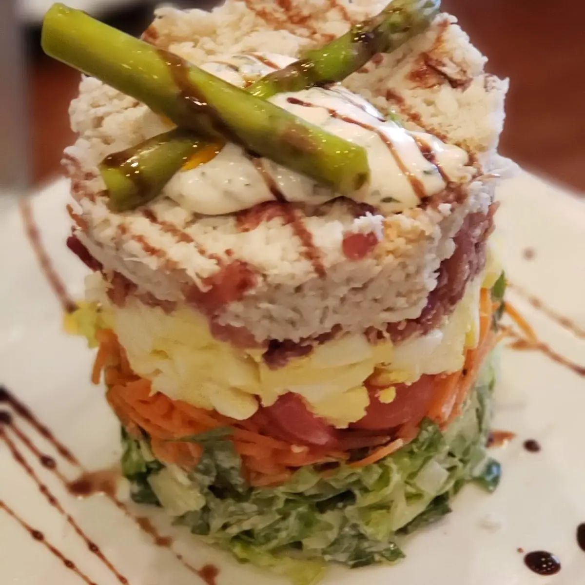 Seafood Tower Salad