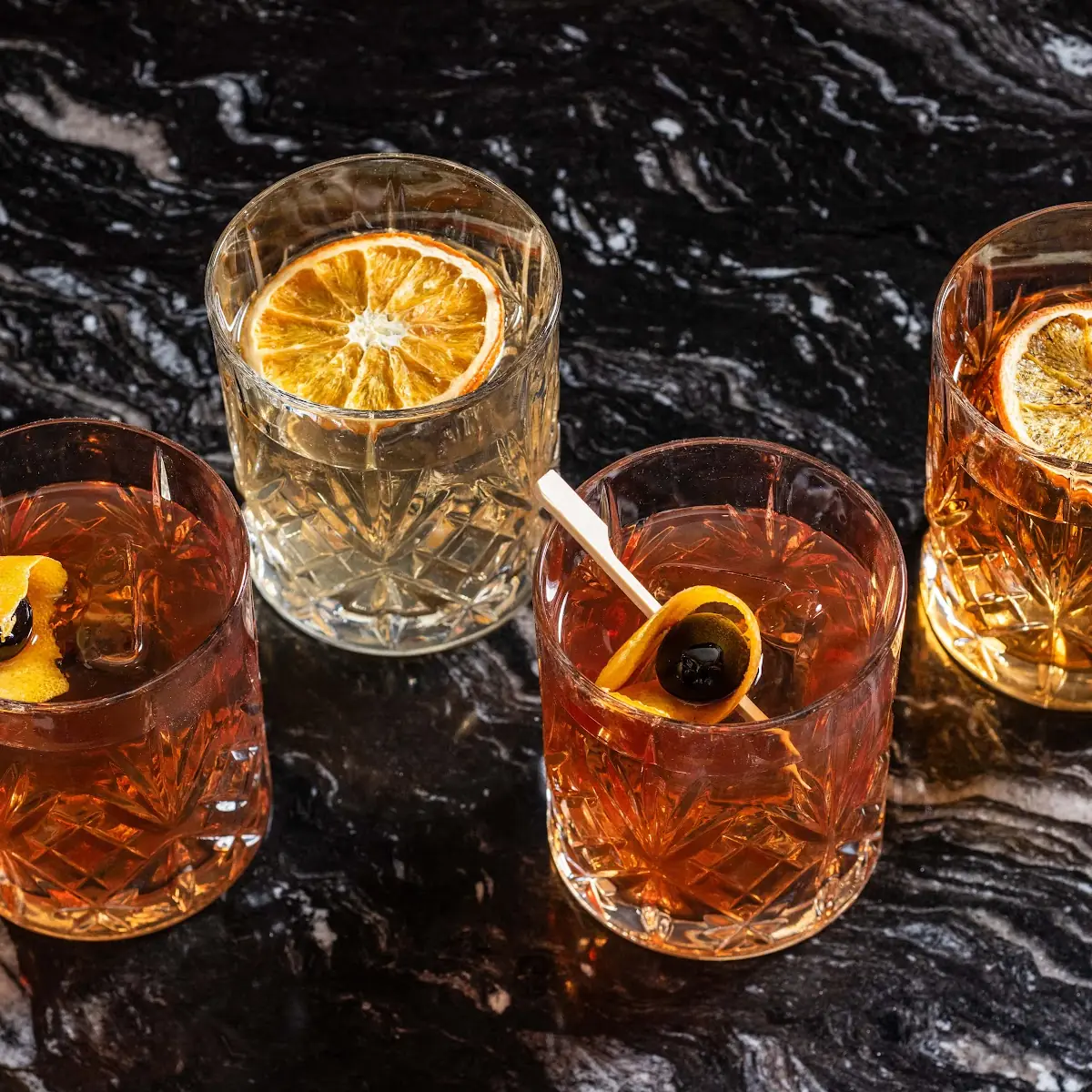 Caramelized Rum Old Fashioned