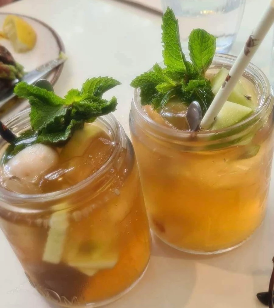Lychee Apple Mint Tea, Cafe Treeo