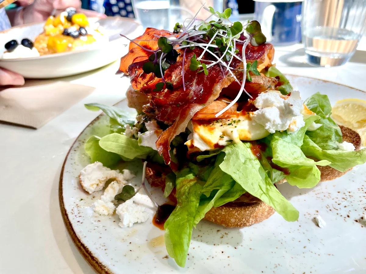Open Prawn Sandwich, Cafe Treeo