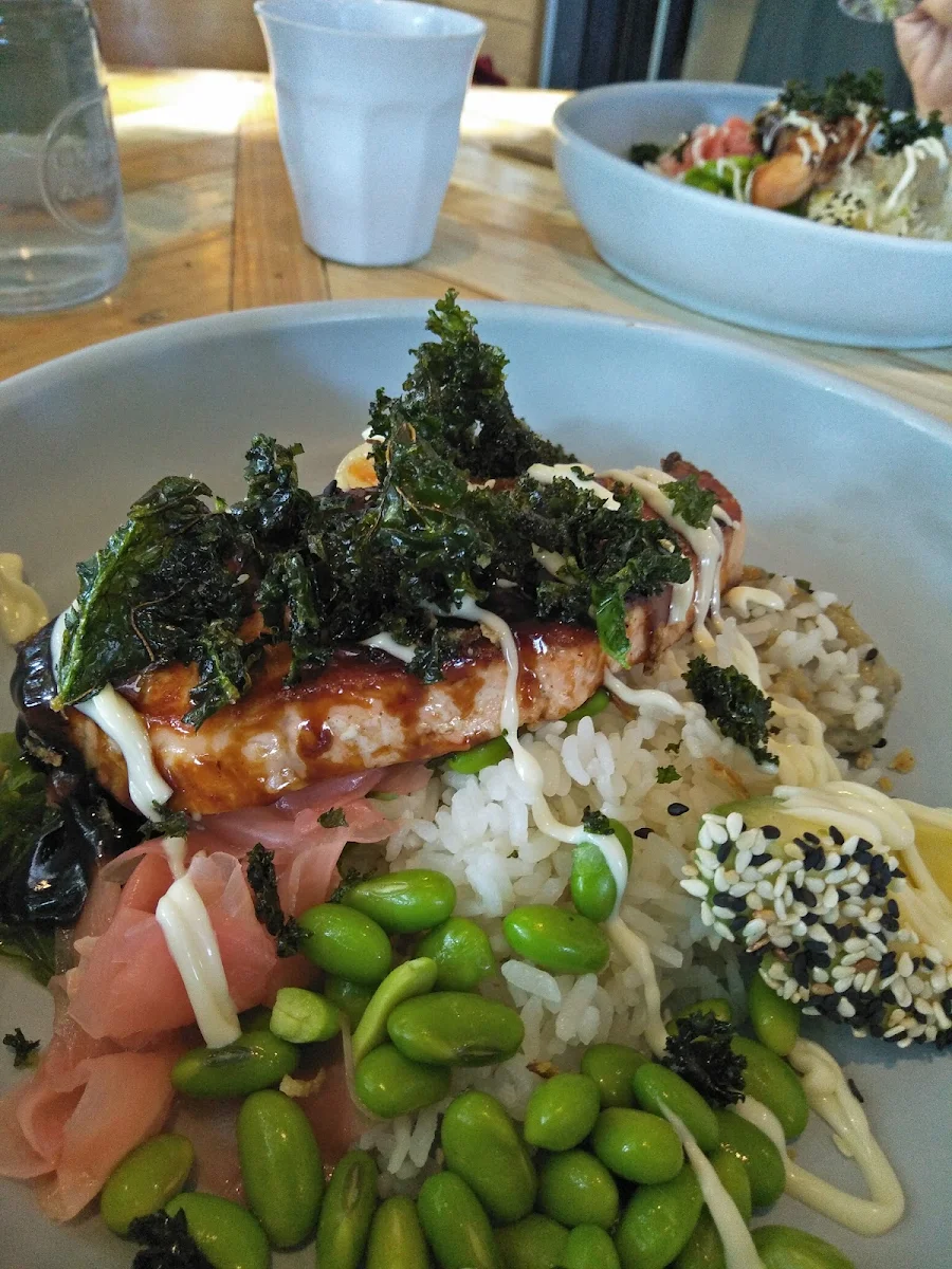 Salmon Poke Bowl, Cafe Treeo