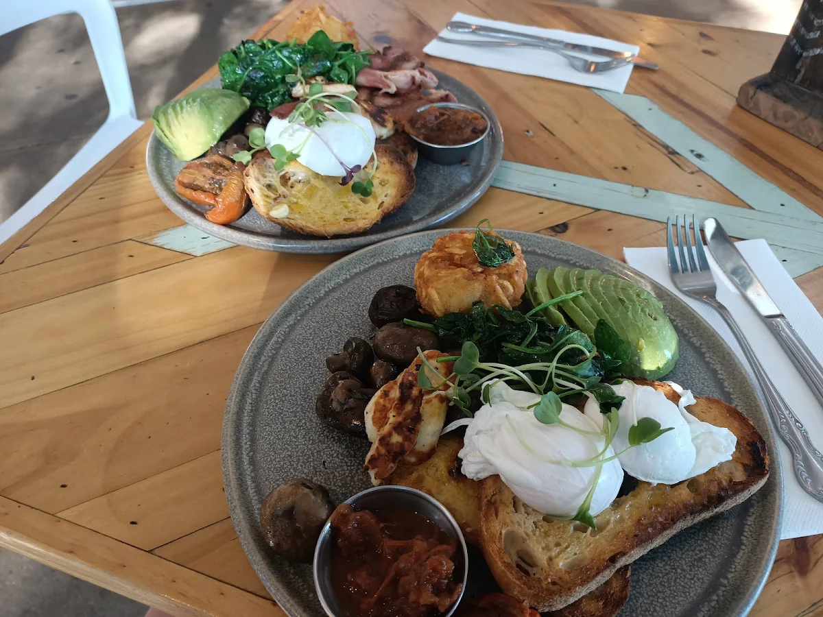 Vegetarian Big Breakfast, Cafe Treeo